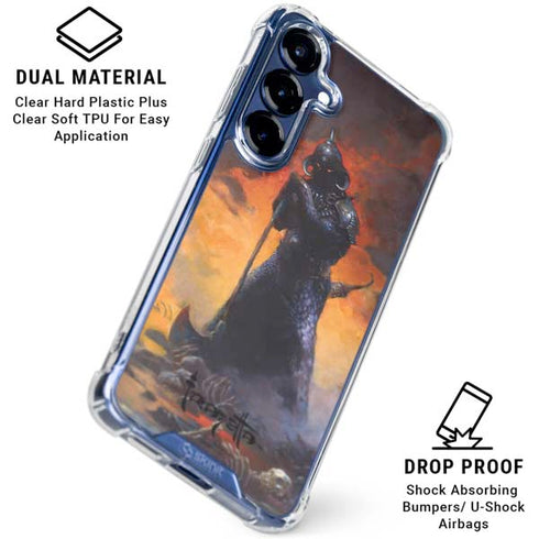 Death Dealer by Frazetta Galaxy S25 Clear Case